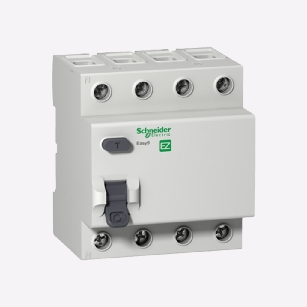 Schnider (10K) 40 Ampere 100mA, 4-Pole (FP) Polycarbonate RCCB